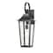 Z-Lite Gannon 1 Light Outdoor Wall Light, 8in. W x 22.25in. H, Black 5008M-BK - alternate 1